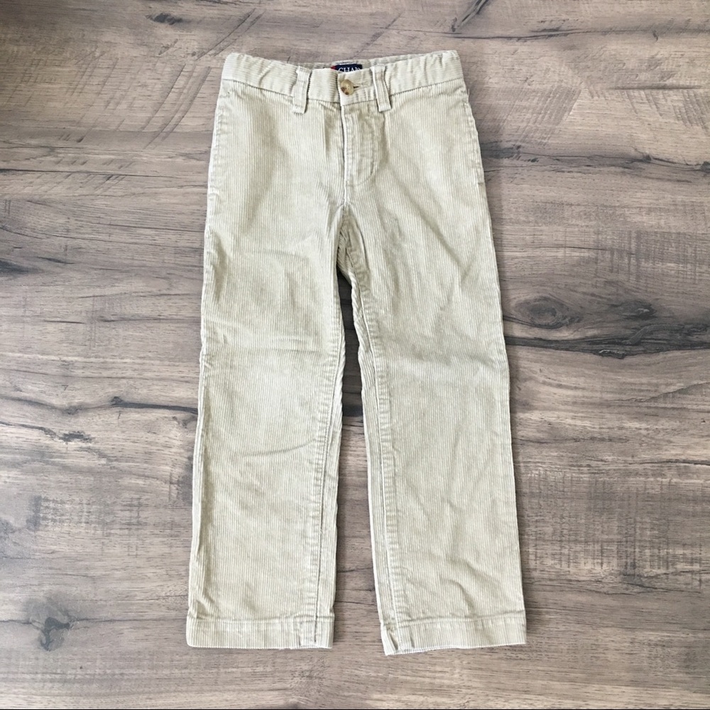 CHAPS 4/4t corduroy pants zipper and button close